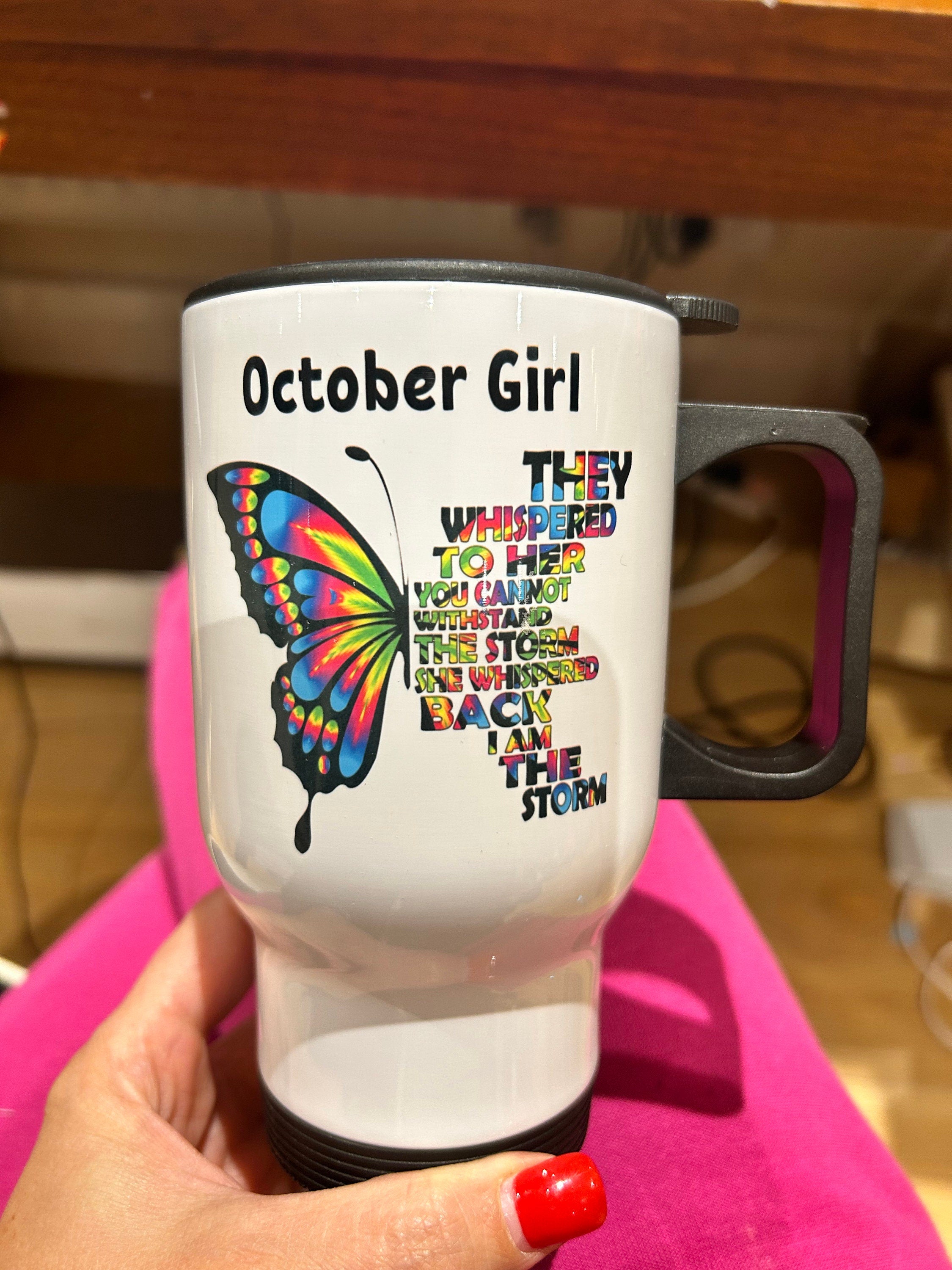 Personalised Take Away Travel Coffee Mug | Custom Reusable Tumbler | Eco Friendly Gift | Unique Birthday Present for Coffee Lovers Him Her