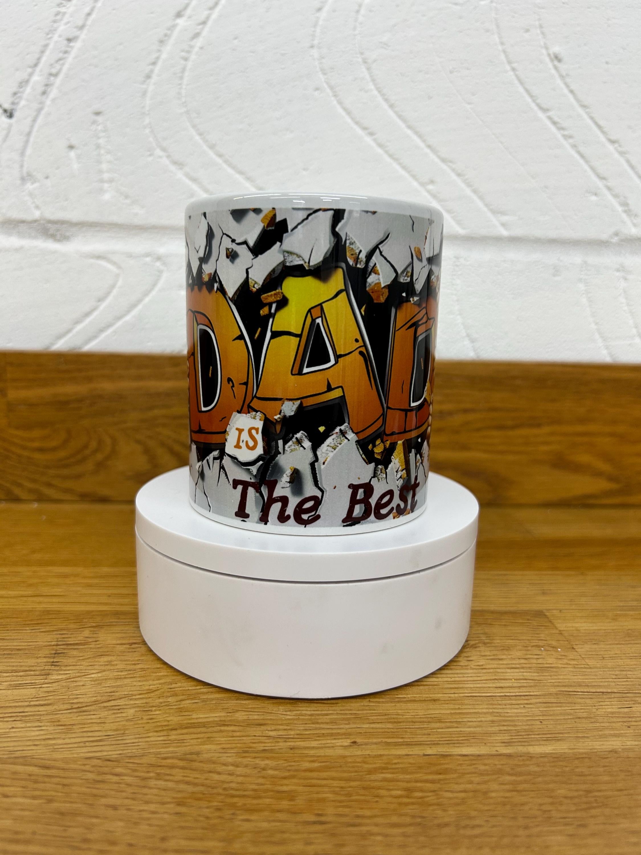 Personalised Dad Mug | Custom Father's Day Gift from Kids | Children Names Coffee Mug | Birthday Present for Dad Him